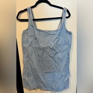 Zara Light Blue Denim Dress